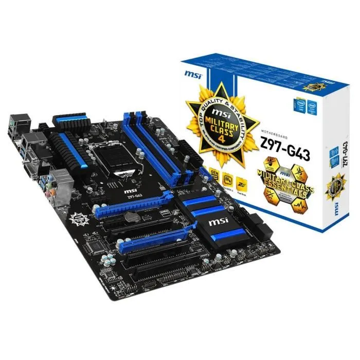 MSI Z97-G43 Reconditionné MSI reconditionné disponible sur Cdiscount Seconde Vie
