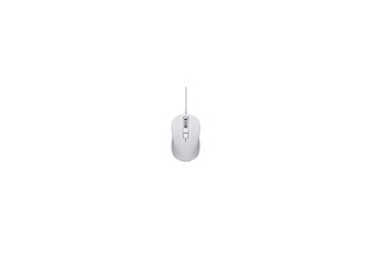 MU101C Blue Ray Silent - Souris - droitiers et gauchers - optique - 3 boutons - filaire - USB - blanc Bon état reconditionné disponible sur Darty