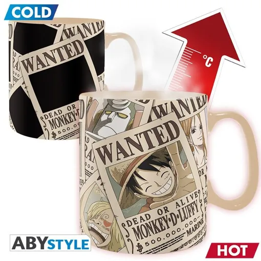Mug - One Piece - Heat Change Wanted 460 Ml Bon état reconditionné disponible sur Rakuten