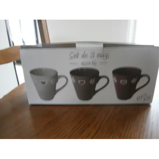 Mugs Set De 3 Assortis occasion reconditionné disponible sur Rakuten