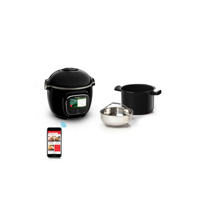Multicuiseur électrique Moulinex Cookeo Touch WiFi CE902800 13 programmes Reconditionné Moulinex reconditionné disponible sur Cdiscount Seconde Vie