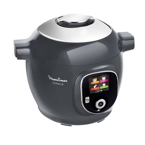 Multicuiseur Moulinex Cookeo+ 6L 150 recettes, 6 modes de cuisson - Gris poivre CE851H État correct Moulinex reconditionné disponible sur Fnac