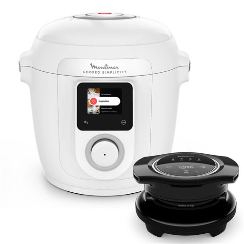 Multicuiseur Moulinex Cookeo Simplicity CE82X1F0 + Extra Crisp Occasion Moulinex reconditionné disponible sur Fnac | Dero