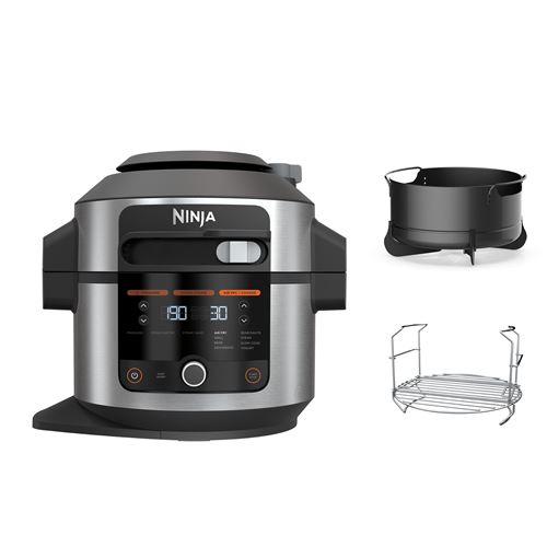 Multicuiseur Ninja Foodi SmartLid 11 en 1 OL550EU 1460 Watt Noir et Argent État correct Ninja reconditionné disponible sur Fnac | Dero