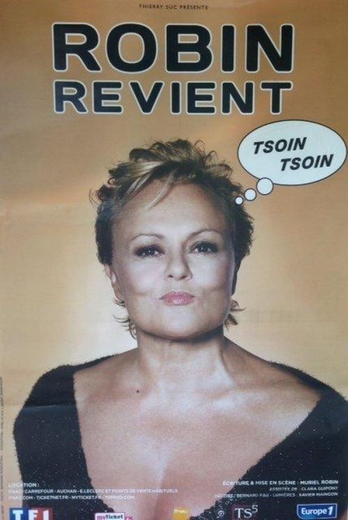 Muriel Robin Revient - 80x120 cm - AFFICHE / POSTER État correct reconditionné disponible sur Fnac