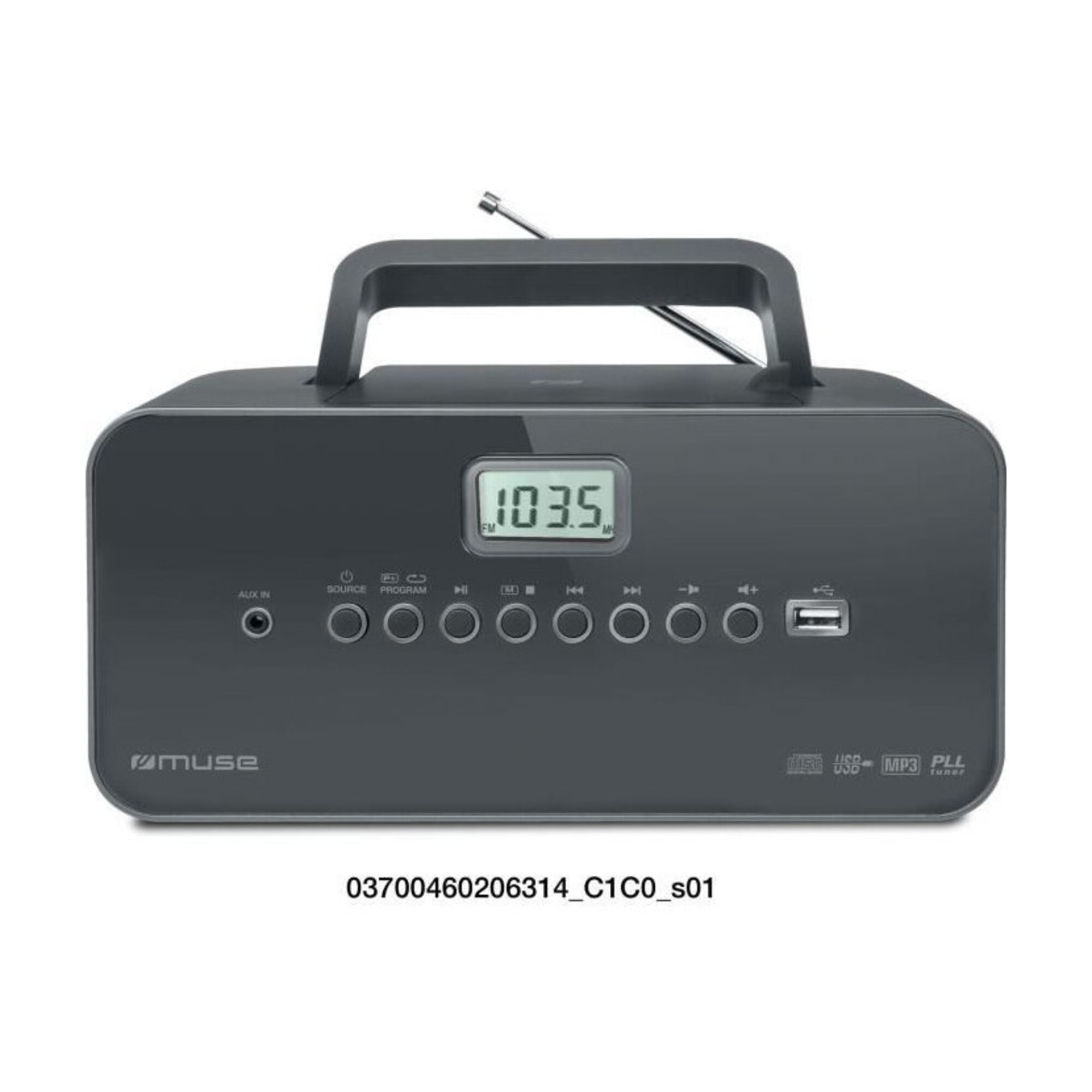 MUSE M-28 DG Radio portable - CD - USB - Noir - Excellent état Parfait état Muse reconditionné disponible sur Pixmania | Dero