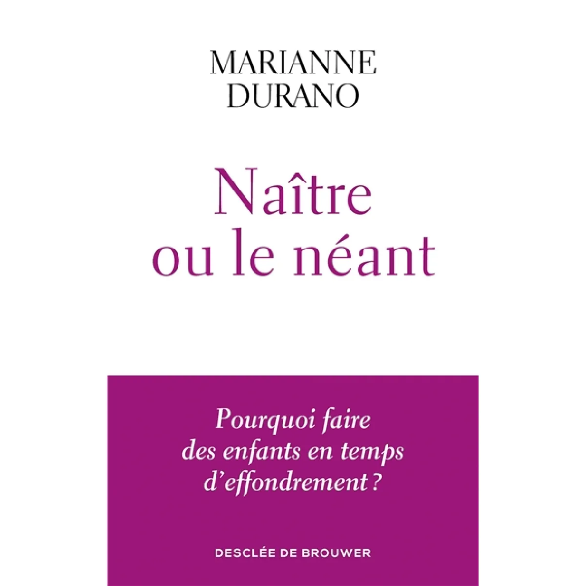 Acheter Naître ou le néant : pourquoi faire des enfants en temps d'effondrement ? État correct - 13,17 € Naître ou le néant : pourquoi faire des enfants en temps d'effondrement ? État correct N/A (Il ne s'agit pas d'une marque reconditionné disponible sur Rue du Commerce Seconde Vie