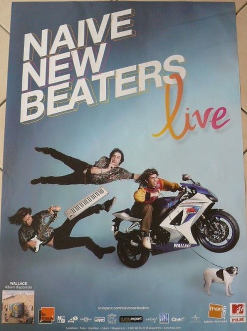 Naive New Beaters - 70x100 cm - AFFICHE / POSTER État correct N/A reconditionné disponible sur Fnac