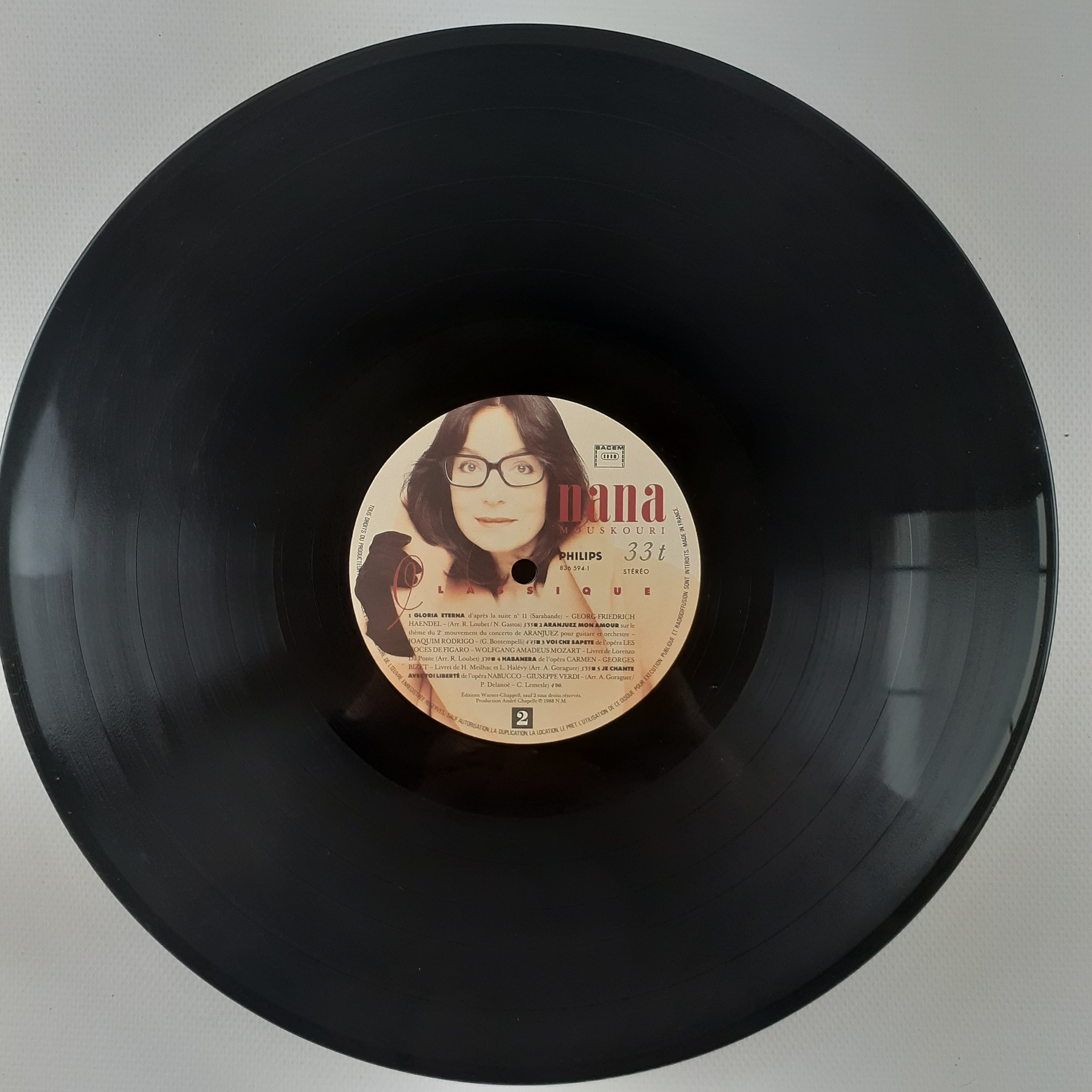 Voir photo 3 de Nana Mouskouri Les plus grands airs classiques 1988 Nana Mouskouri Les plus grands airs classiques 1988 Parfait état reconditionné photo 3