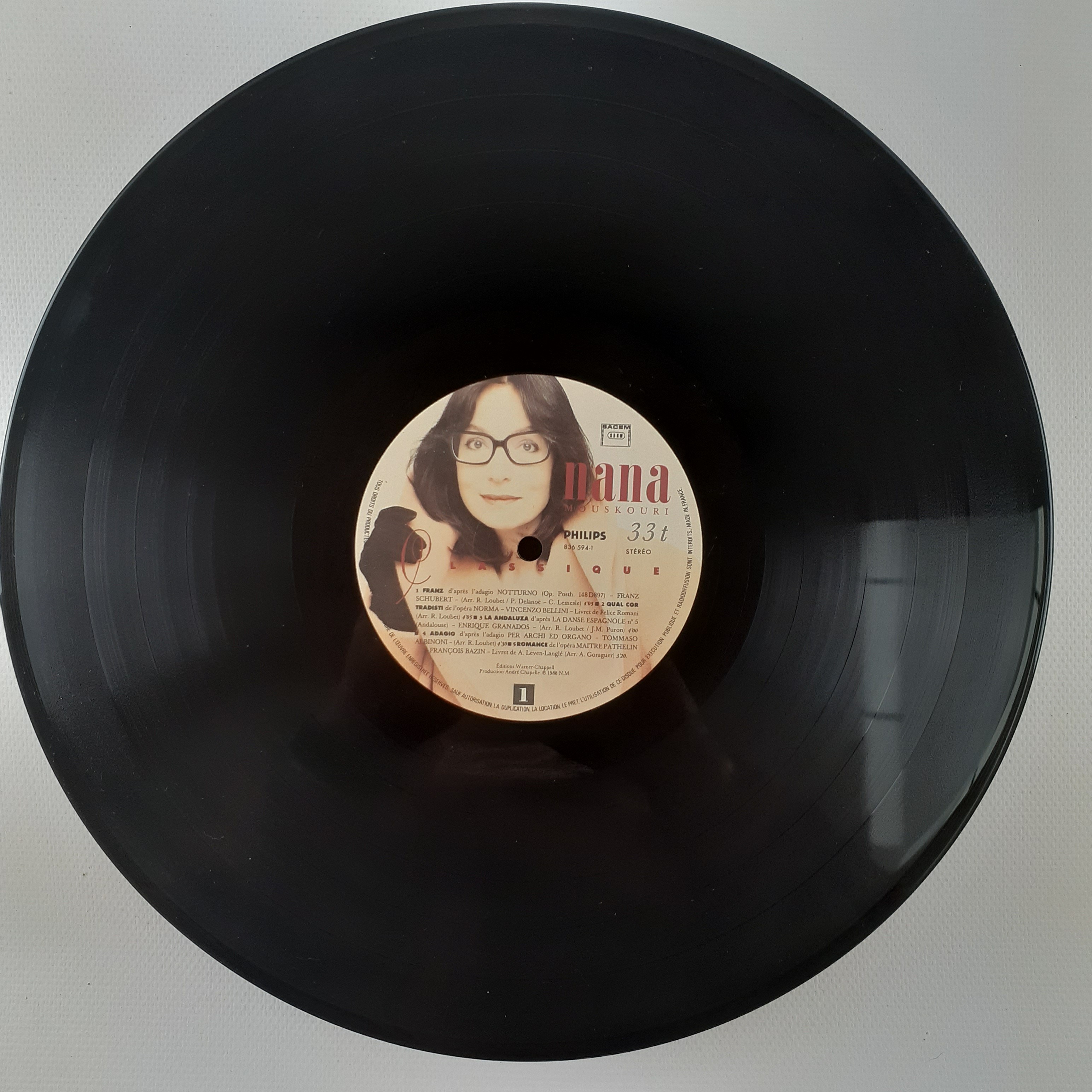 Voir photo 5 de Nana Mouskouri Les plus grands airs classiques 1988 Nana Mouskouri Les plus grands airs classiques 1988 Parfait état reconditionné photo 5