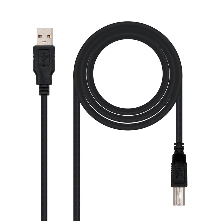 Nanocable 10.01.0103-BK câble USB USB 2.0 1,8 m USB A USB B Noir - Excellent état Parfait état N/A reconditionné disponible sur Pixmania