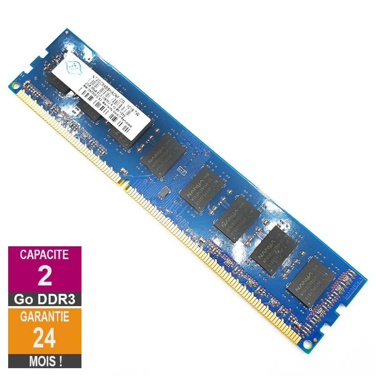Acheter Nanya NT2GC64B8HA0NF-CG 2Go 1333MHz DDR3 Reconditionné - 14,69 € Nanya NT2GC64B8HA0NF-CG 2Go 1333MHz DDR3 Reconditionné Nanya Technology Corporation reconditionné disponible sur Rue du Commerce Seconde Vie