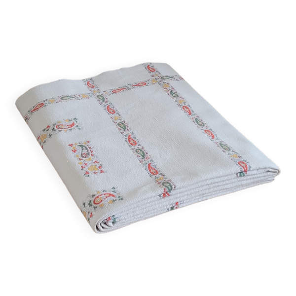 Nappe motif cachemire - vintage Bon état reconditionné (offre indisponible)