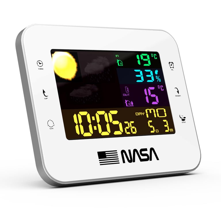 NASA - Station Météo WS500 - Livrée avec câble USB - RECONDITIONNE - Excellent état Parfait état reconditionné disponible sur Pixmania