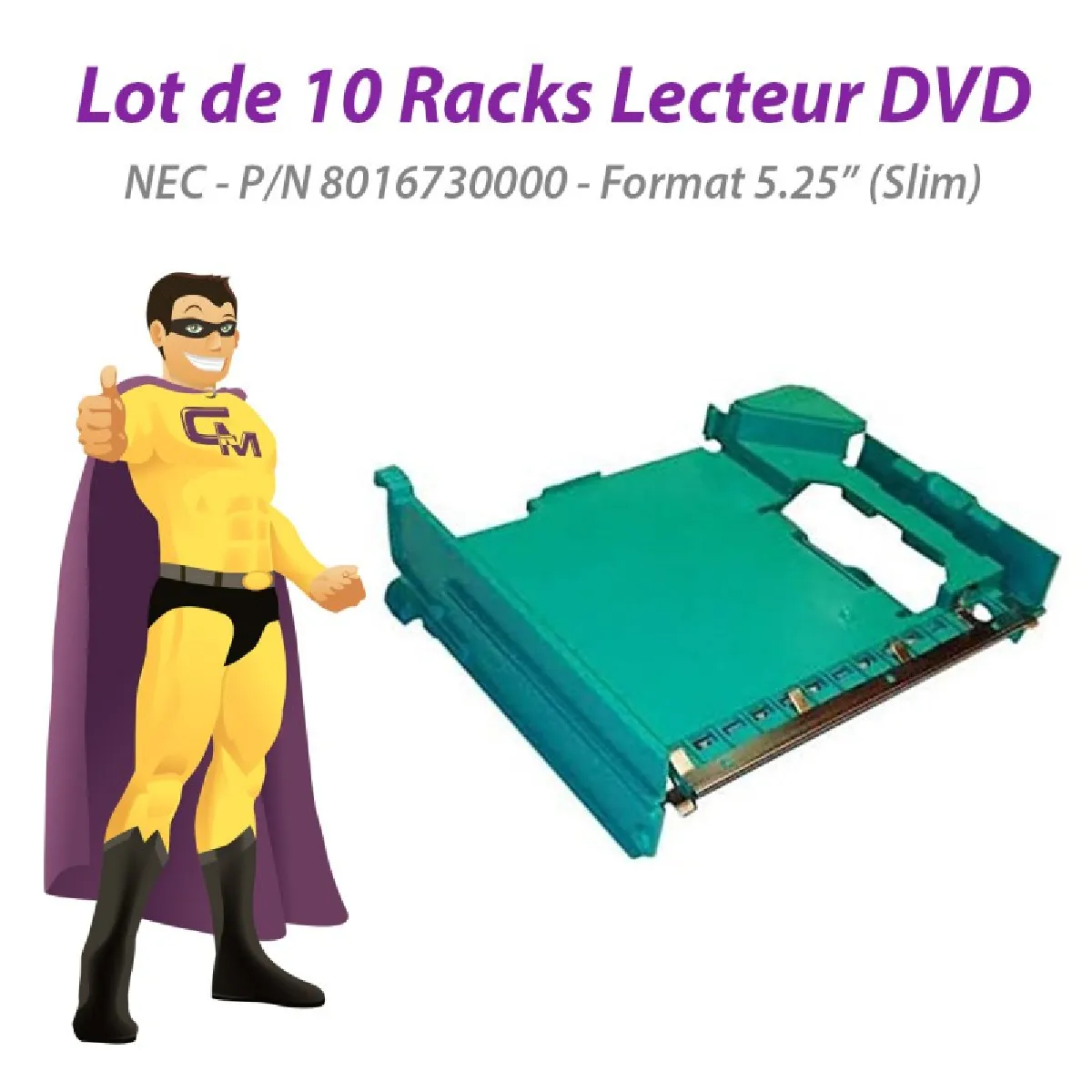 Acheter Nec rack amovible PowerMate État correct - 29,95 € Nec rack amovible PowerMate État correct NEC reconditionné disponible sur Rue du Commerce Seconde Vie