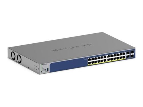NETGEAR Smart GS728TXP - V3 - commutateur - L3 Lite - intelligent - 24 x 10/100/1000 (PoE+) + 4 x SFP+ - de bureau, Montable sur rack - PoE+ (190 W) État correct N/A reconditionné disponible sur Fnac