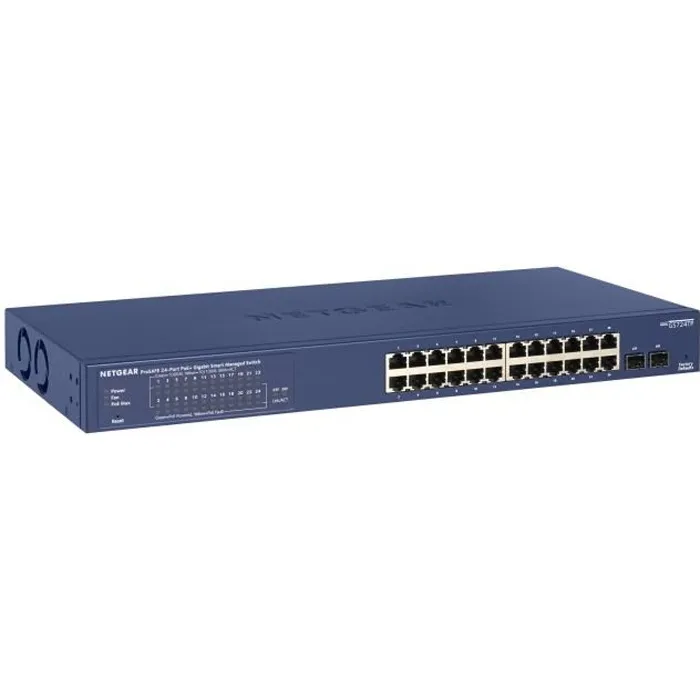 NETGEAR Smart Switch ProSAFE GS724TP PoE+ - Web manageable niveau 2 - 24 ports Gigabit RJ45 PoE+ (budget total 192W) dont 8 ports Po Reconditionné - 159,00 € NETGEAR Smart Switch ProSAFE GS724TP PoE+ - Web manageable niveau 2 - 24 ports Gigabit RJ45 PoE+ (budget total 192W) dont 8 ports Po Reconditionné Netgear reconditionné disponible sur Cdiscount Seconde Vie