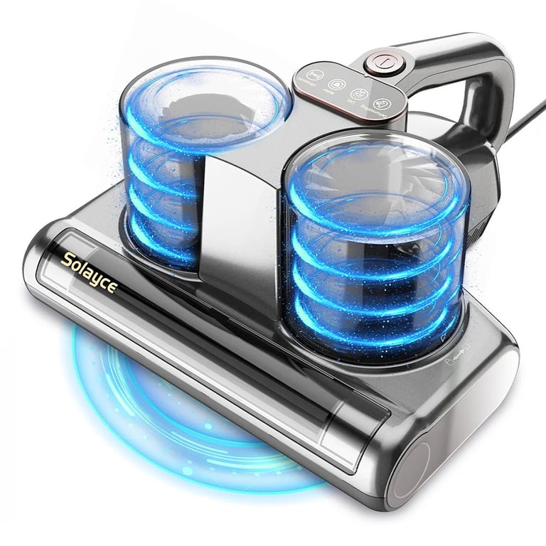 Nettoyeur Anti-acariens Intelligent Double-Cuve Solayce BV200, Puissance 500W, Aspiration 16000Pa, Capacité 0.6L, Air Chaud 60?, Lumière UV et Filtration HEPA - Bon état Bon état N/A (je n'ai pas trouvé d'information sur une reconditionné disponible sur Pixmania