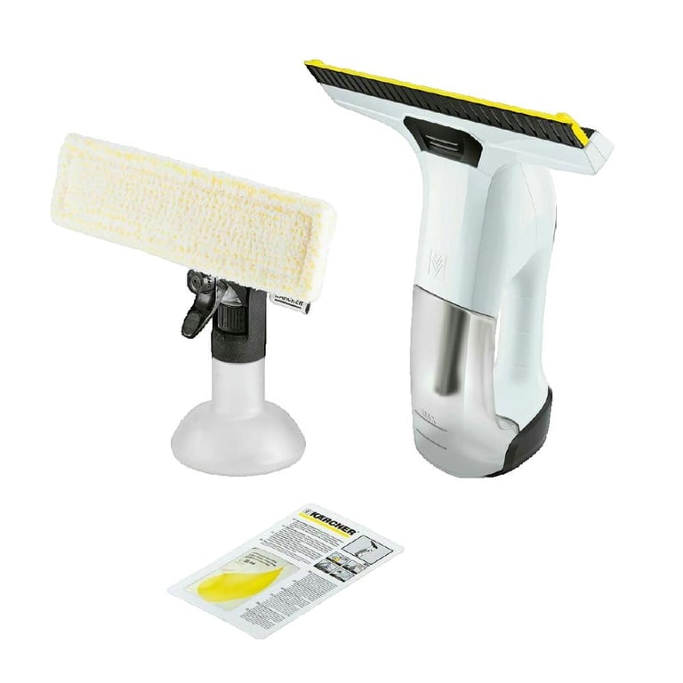 Nettoyeur de vitres Kärcher WV 6 Plus 0,15 l Argent - Blanc - Très bon état Très bon état Kärcher reconditionné disponible sur Pixmania