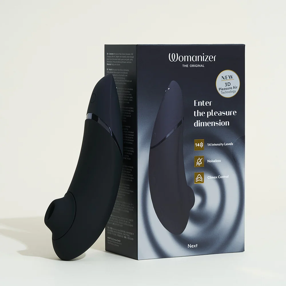 Next, le meilleur des womanizer — Parfait état / Noir reconditionné disponible sur Rejouis | Dero