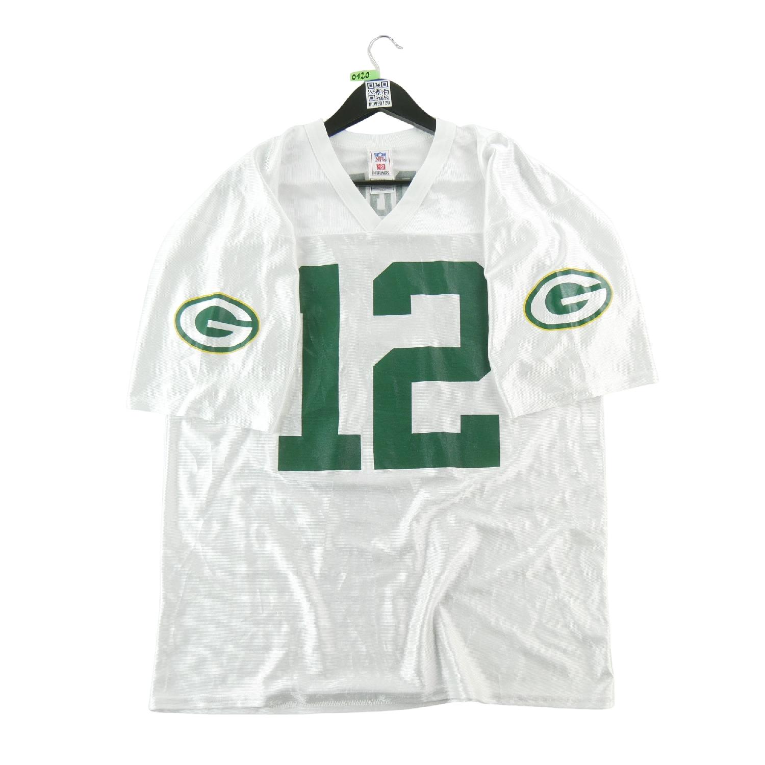 NFL Team Apparel Maillot NFL Green Bay Packers Aaron Rodgers 12 2008–2011 Vintage Taille L #QWE0120 Très bon état reconditionné disponible sur Sporteed
