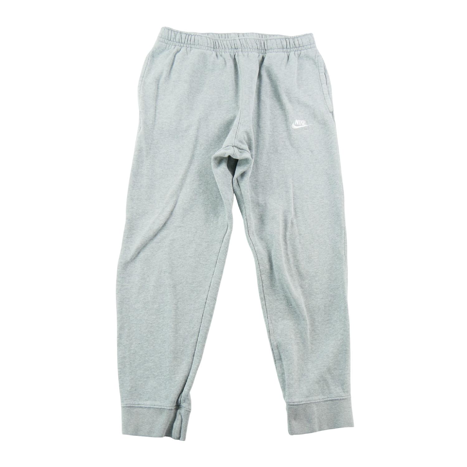 Nike Jogging Swoosh brodé Coupe tapered Poches latérales Homme Taille L Gris Très bon état Nike reconditionné disponible sur Sporteed