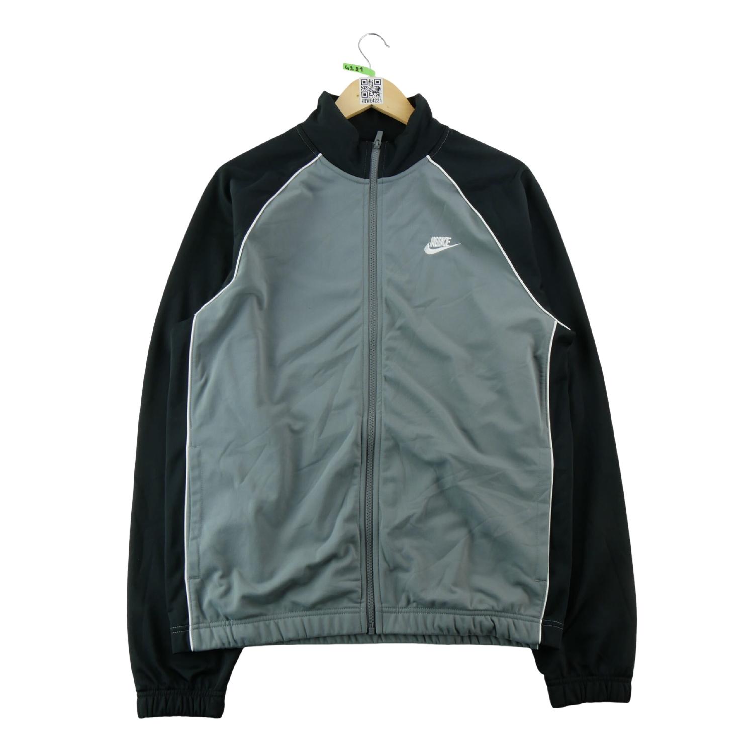 Nike Veste de survêtements Coupe standard Empiècements contrastés Homme Taille M Gris #QWE4221 Très bon état Nike reconditionné disponible sur Sporteed
