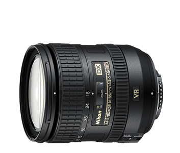 Nikon AF-S DX NIKKOR 16-85mm f/3.5-5.6G ED VR SLR Objectif zoom standard Noir - Excellent état Parfait état reconditionné disponible sur Pixmania
