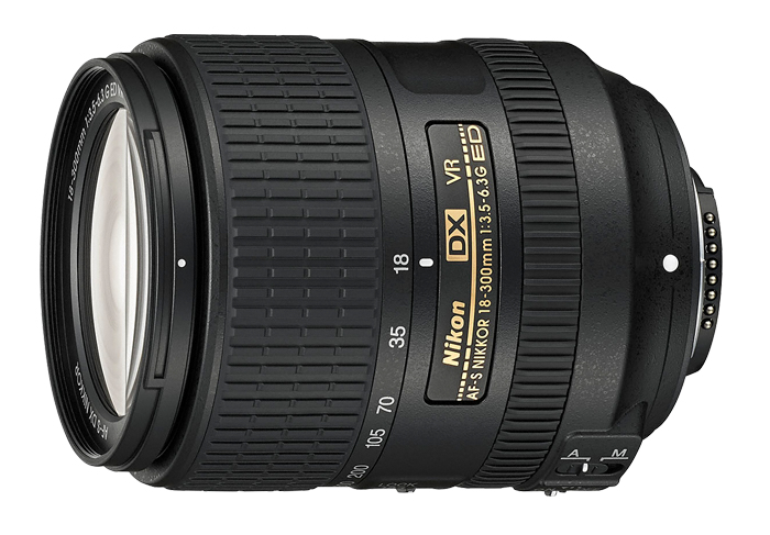 Nikon AF-S DX NIKKOR 18–300mm f/3.5–6.3G ED VR SLR Noir - Excellent état Parfait état reconditionné disponible sur Pixmania