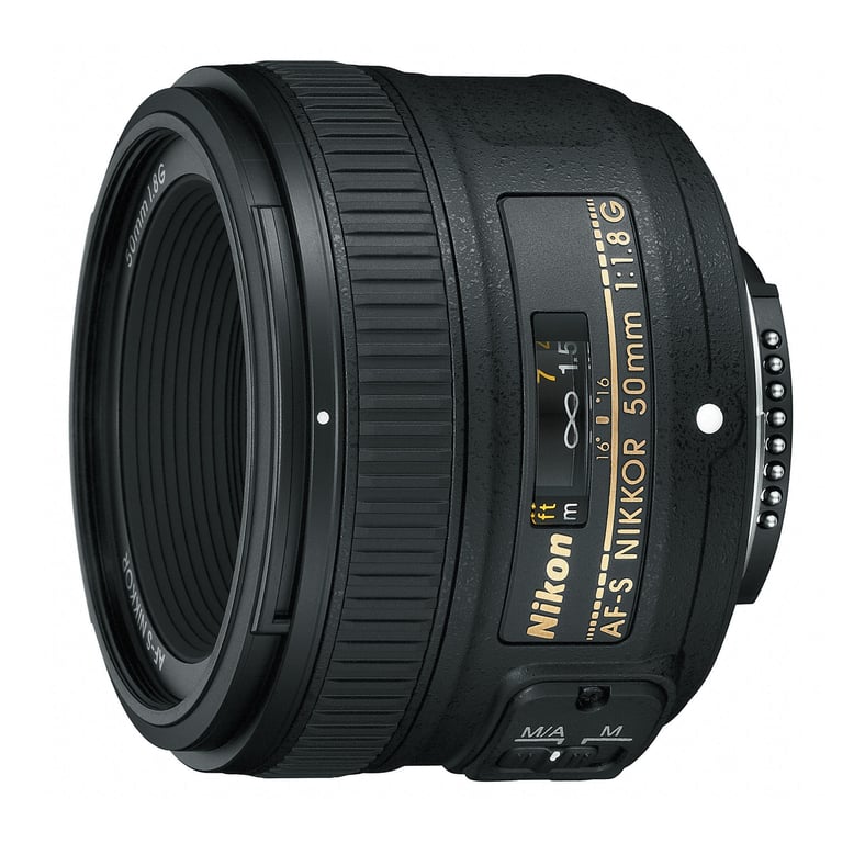 Nikon AF-S NIKKOR 50mm f/1.8G SLR Objectif zoom standard Noir - Très bon état Très bon état Nikon reconditionné disponible sur Pixmania