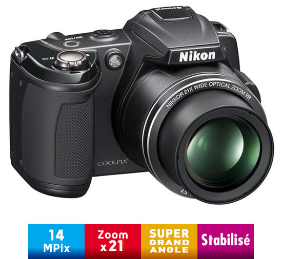 Nikon Coolpix L120 Noir Profond État correct Nikon reconditionné disponible sur Fnac
