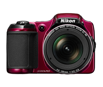 Nikon COOLPIX L820 1/2.3 Appareil-photo compact 16 MP CMOS 4638 x 3456 pixels Noir, Rouge - Bon état Bon état Nikon reconditionné disponible sur Pixmania