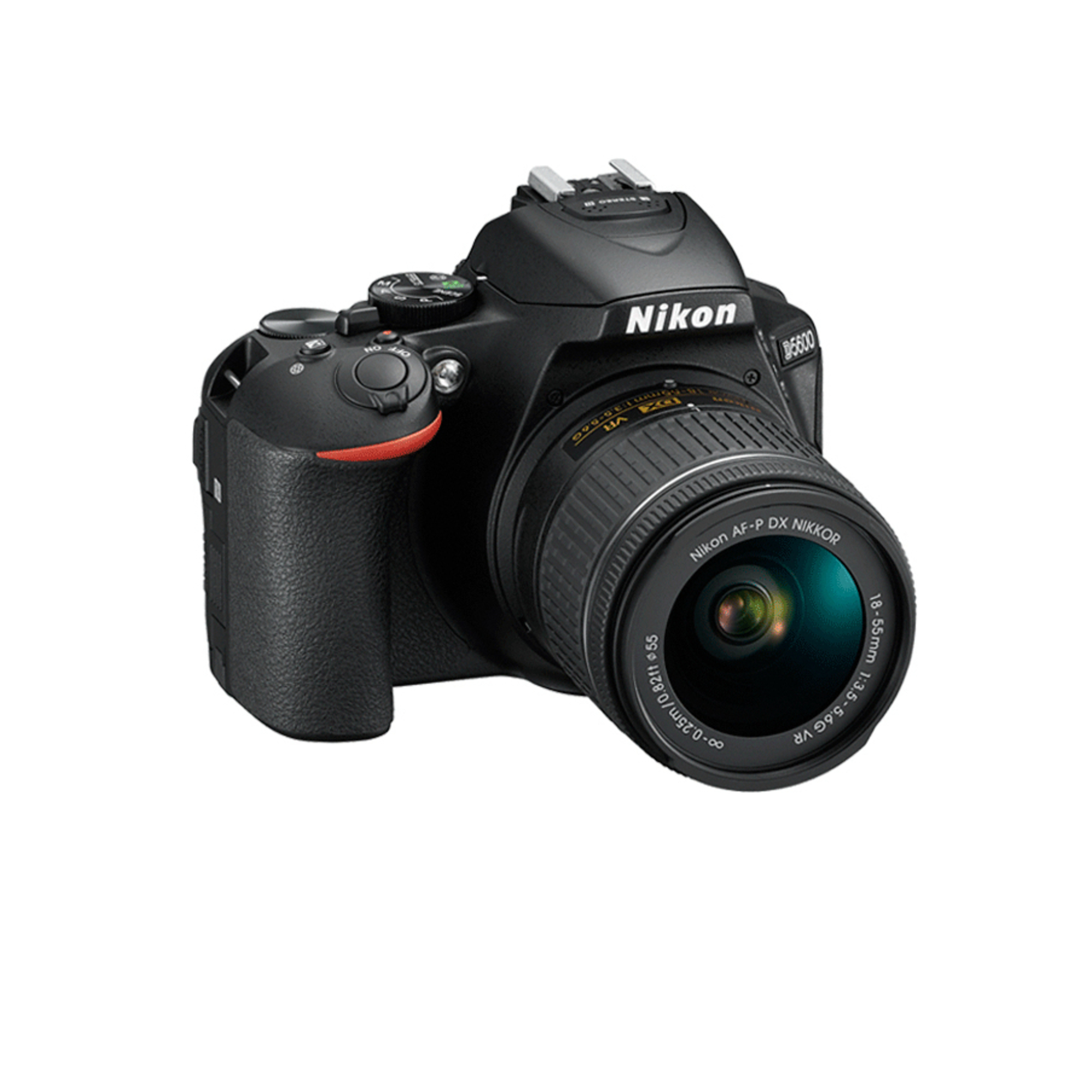 Nikon D5600 + AF-P DX 18-55mm VR + 16GB SD Kit d'appareil-photo SLR 24,2 MP CMOS 6000 x 4000 pixels Noir - Excellent état Parfait état Nikon reconditionné disponible sur Pixmania