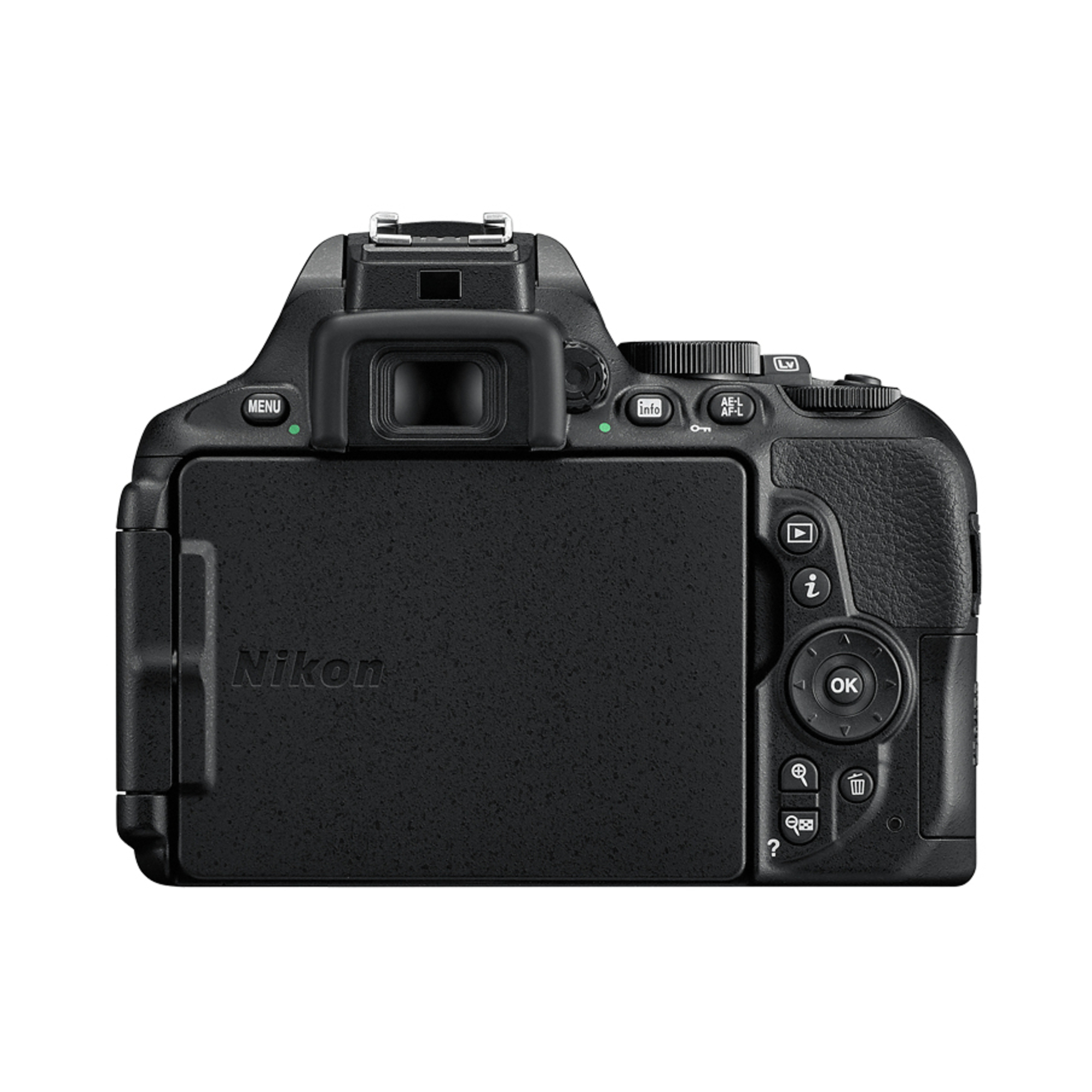 Nikon D5600 + AF-P DX 18-55mm VR + 8GB SD Kit d'appareil-photo SLR 24,2 MP CMOS 6000 x 4000 pixels Noir - Très bon état Très bon état Nikon reconditionné photo 3 | Dero