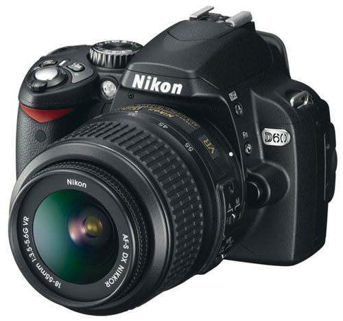 Nikon D60 + Obj. Nikon VR 18 - 55 mm État correct Nikon reconditionné disponible sur Fnac