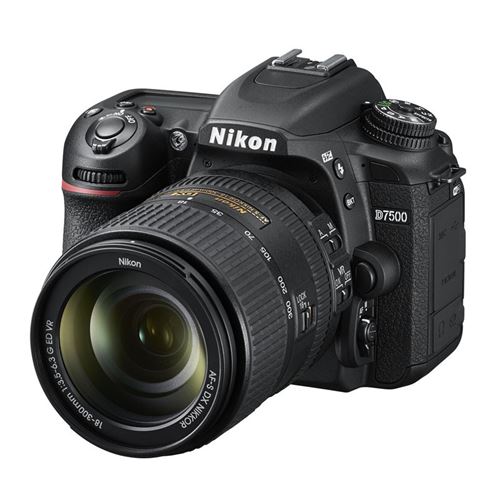NIKON D7500 + AF-S DX 18-300 mm f/3,5-6,3 G ED VR État correct Nikon reconditionné disponible sur Fnac