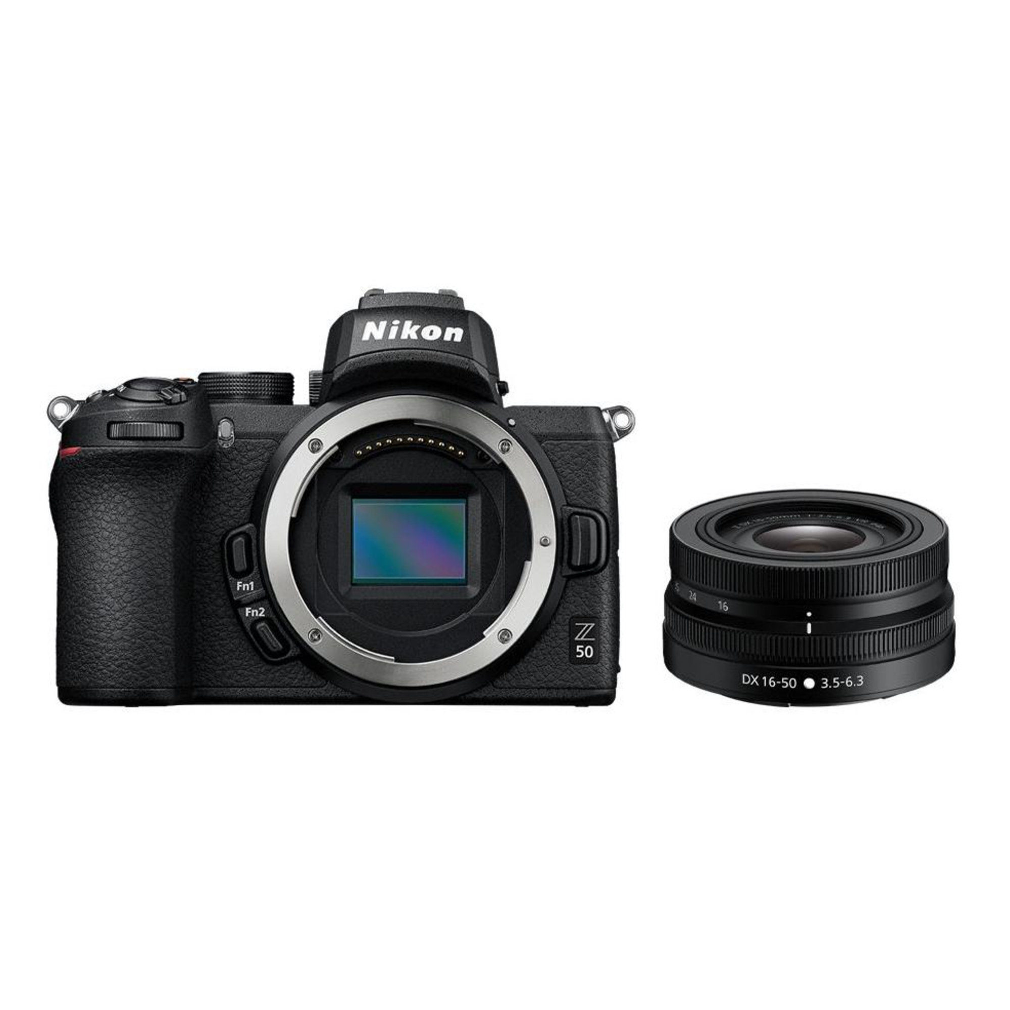 Nikon Z 50 + 16-50mm dx MILC 20,9 MP CMOS 5568 x 3712 pixels Noir - Excellent état Parfait état Nikon reconditionné disponible sur Pixmania