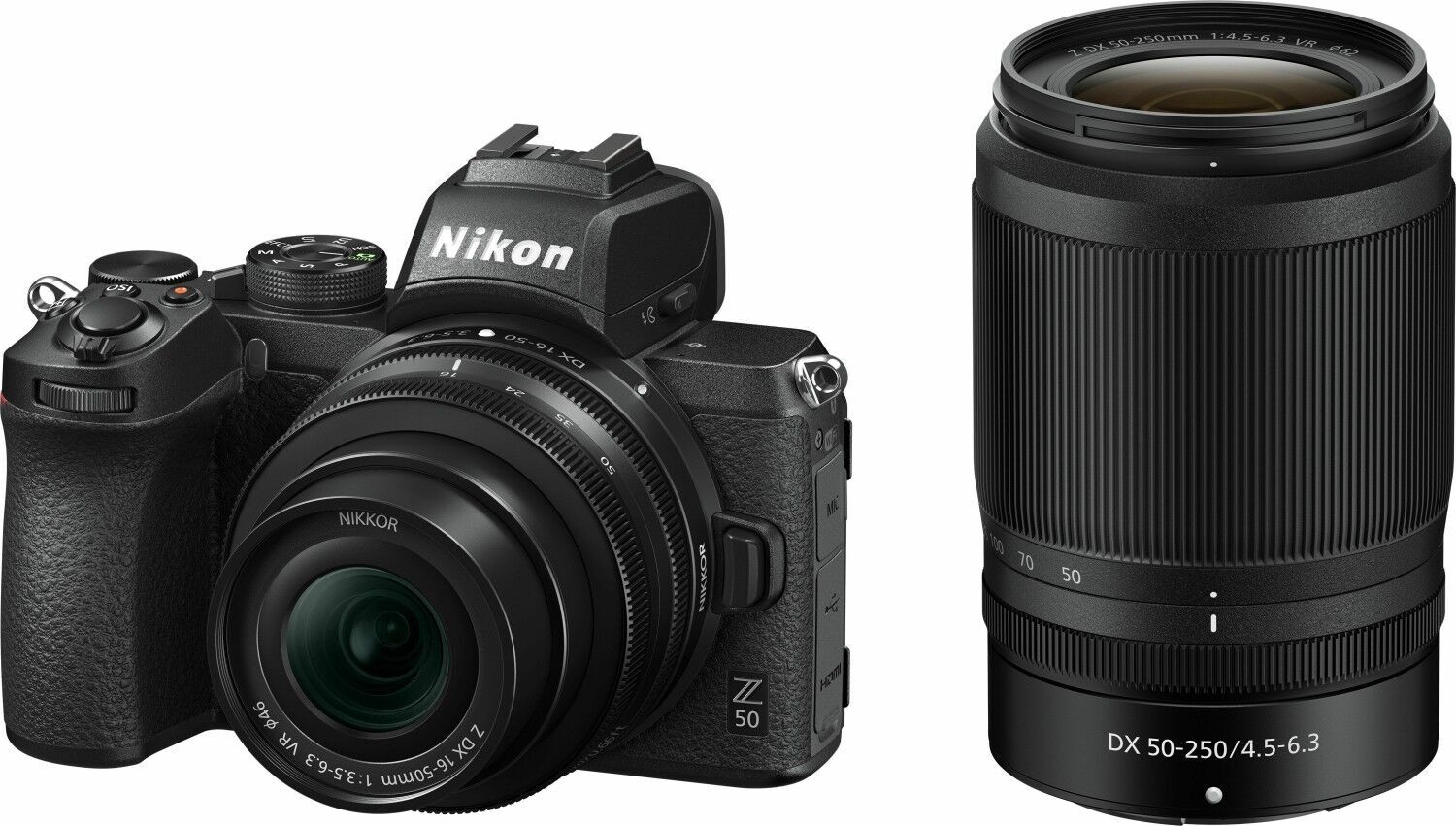 Nikon Z 50 Nikon Z DX 16-50mm VR Noir Parfait état Nikon reconditionné disponible sur Refurbed | Dero