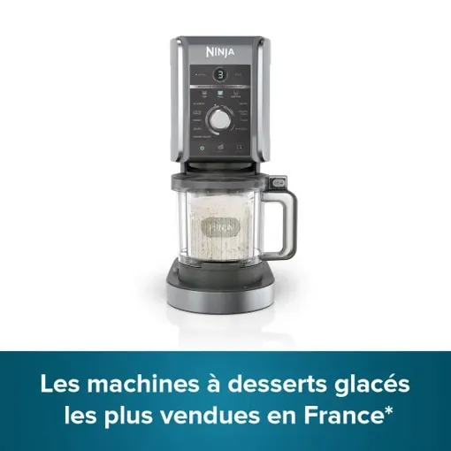 Ninja CREAMi Deluxe 10-en-1 Machine à glace et boissons glacées NC502EU avec 2 pots Bon état - 180,00 € Ninja CREAMi Deluxe 10-en-1 Machine à glace et boissons glacées NC502EU avec 2 pots Bon état reconditionné disponible sur Rakuten