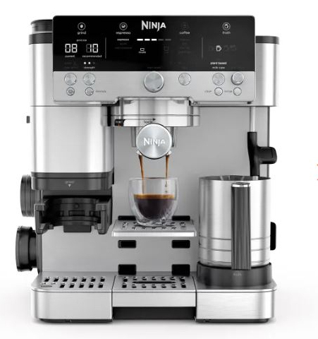Ninja ES601EU machine à café Semi-automatique Machine à expresso 2 L - Très bon état Très bon état reconditionné disponible sur Pixmania
