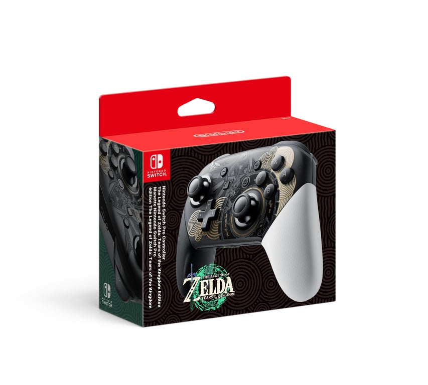 Nintendo 10009831 accessoire de jeux vidéo Noir, Or, Gris, Blanc Bluetooth Manette de jeu Analogique/Numérique Nintendo Switch, Nintendo Switch OLED - Excellent état Parfait état Nintendo reconditionné disponible sur Pixmania