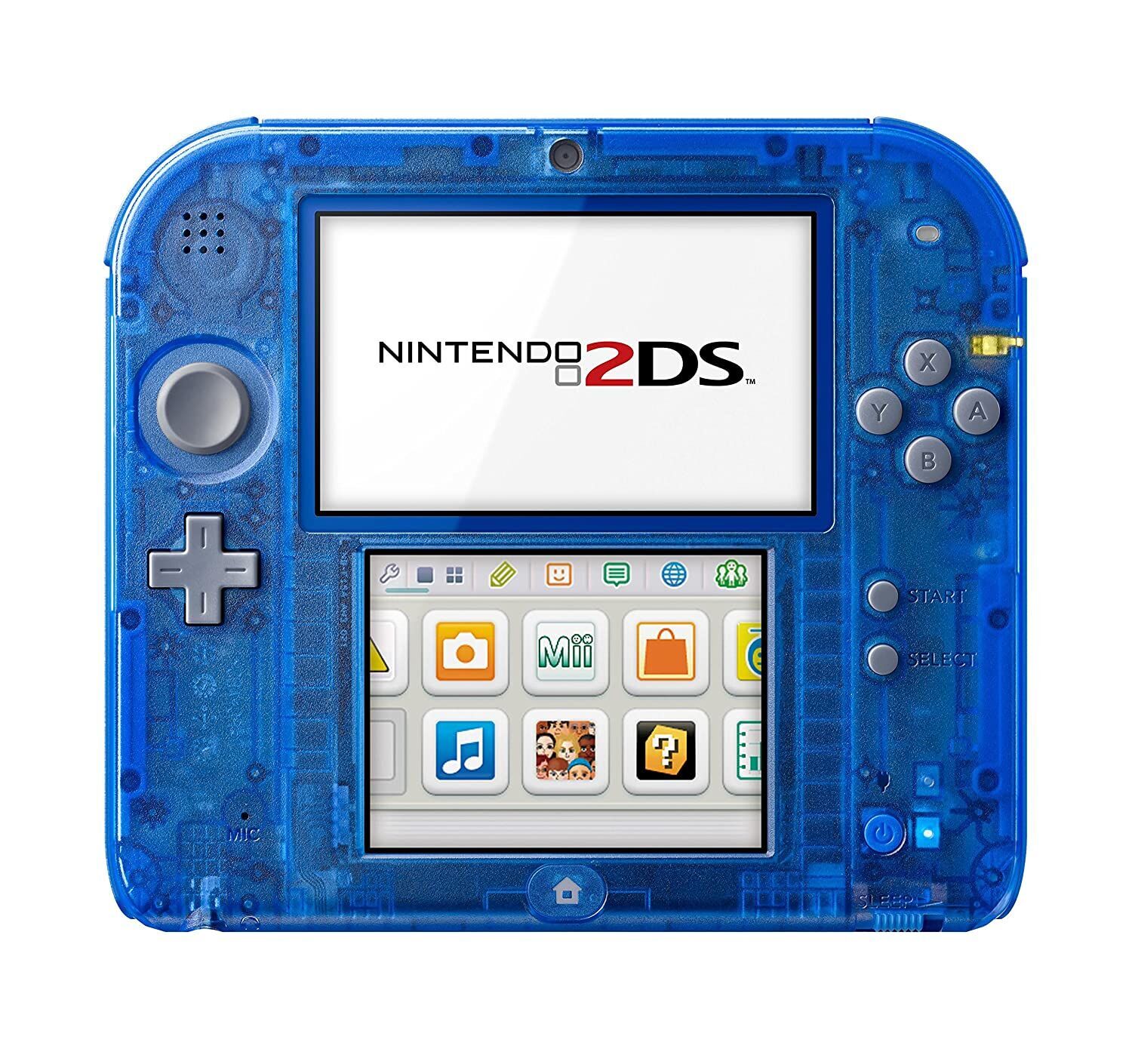 Nintendo 2DS Transparent/Bleu 2 GB Bon état Nintendo reconditionné disponible sur Refurbed | Dero