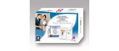 Nintendo DS Lite blanche Pack découverte Entraînement Cérébral du Dr Kawashima État correct Nintendo reconditionné disponible sur Fnac