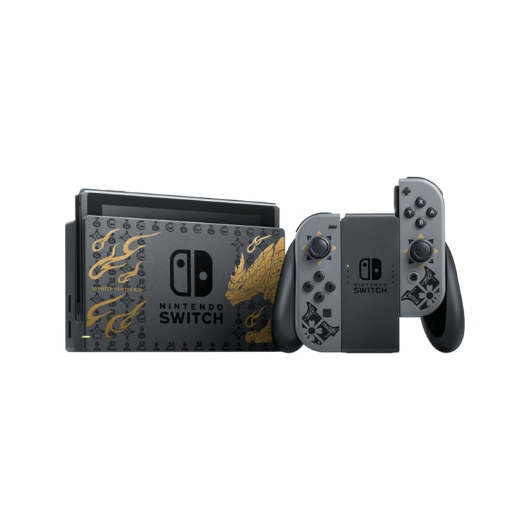 Nintendo Monster Hunter Rise Edition console de jeux portables 15,8 cm (6.2 ) 32 Go Écran tactile Wifi Gris - Très bon état Très bon état Nintendo reconditionné disponible sur Pixmania