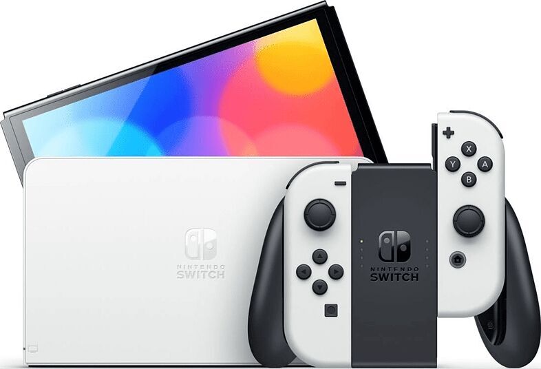 Nintendo Switch OLED 2021 Noir/Blanc Bon état Nintendo reconditionné disponible sur Refurbed
