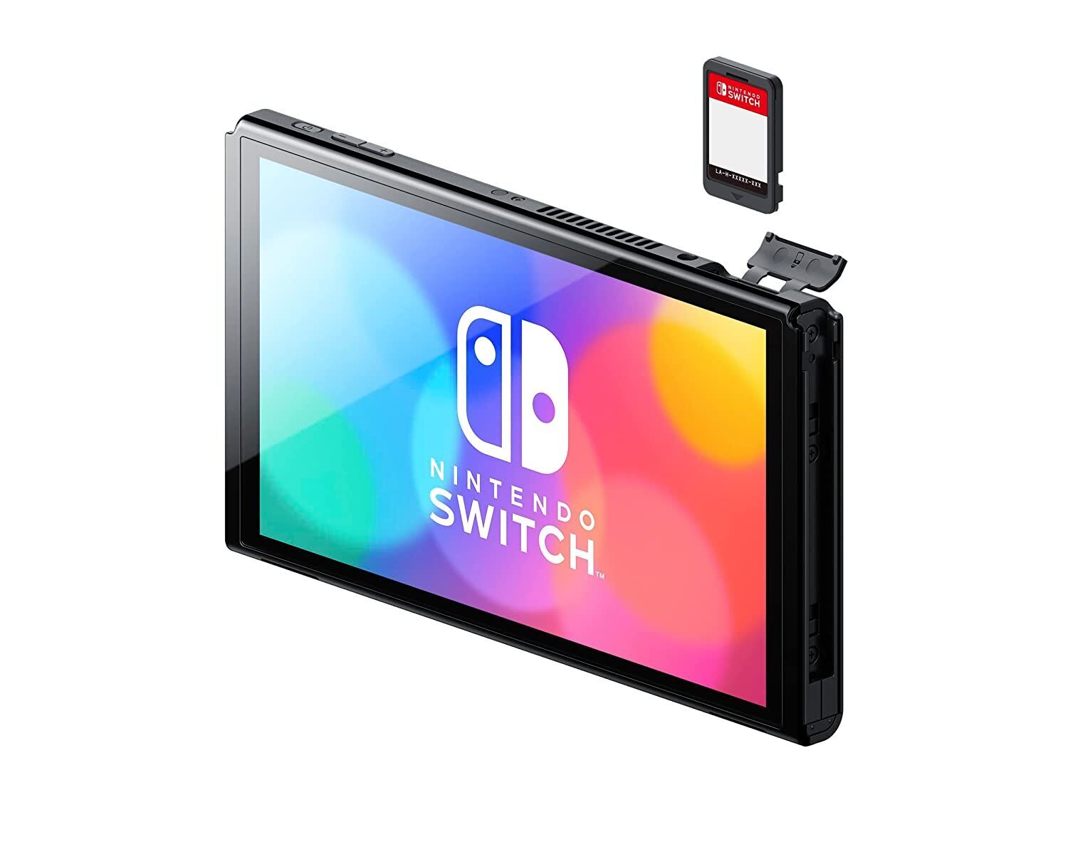 Nintendo Switch OLED 2021 Noir/Violet/Orange Très bon état Nintendo reconditionné disponible sur Refurbed | Dero