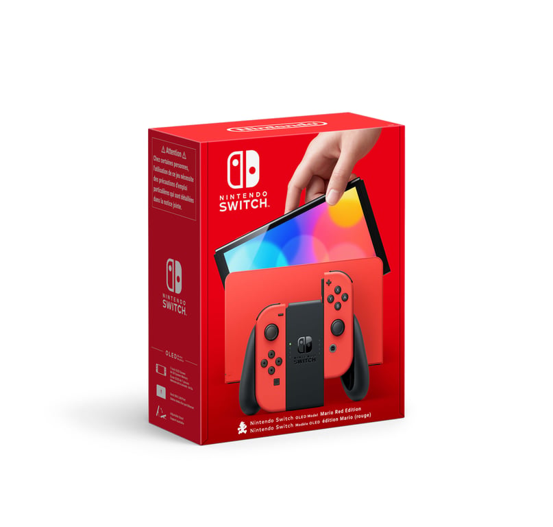 Nintendo Switch - OLED Model - Mario Red Edition console de jeux portables 17,8 cm (7 ) 64 Go Écran tactile Wifi Rouge - Très bon état Très bon état reconditionné disponible sur Pixmania