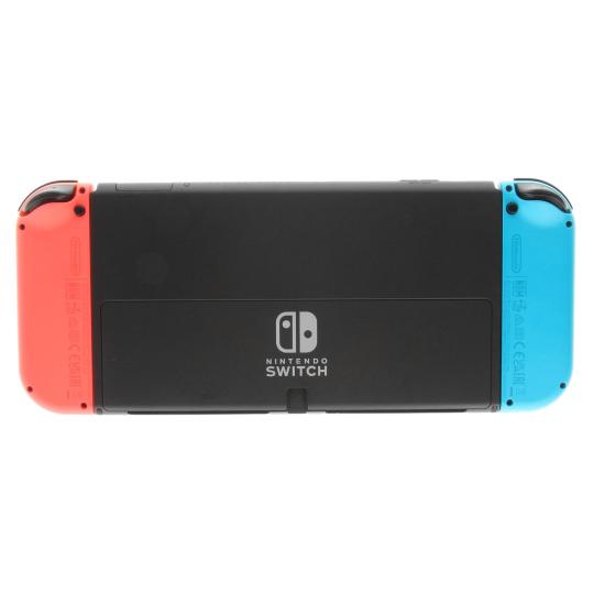 Voir photo 2 de Nintendo Switch (OLED-Modell) néon bleu/néon rouge - très bon état | Dero Nintendo Switch (OLED-Modell) néon bleu/néon rouge - très bon état Reconditionné Nintendo reconditionné photo 2 | Dero