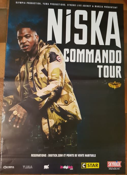 Acheter NISKA - Commando Tour - AFFICHE État correct - 11,99 € NISKA - Commando Tour - AFFICHE État correct reconditionné disponible sur Fnac