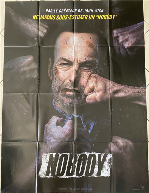 Nobody - 2021 - Bob Odenkirk - 116x158cm - Affiche de cinéma originale pliée État correct N/A reconditionné disponible sur Fnac